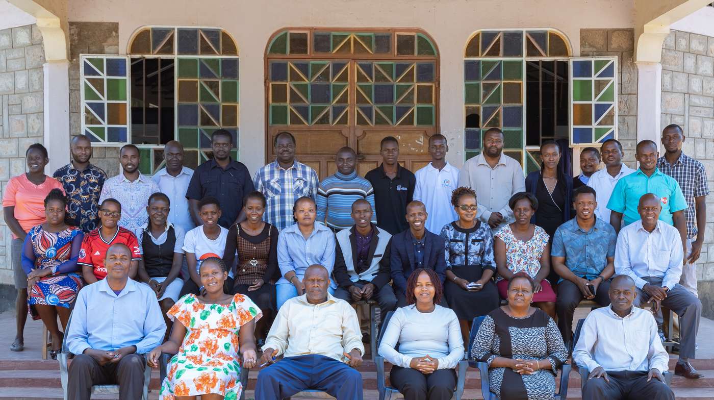 Group photograph of the Mully College trainers and staff